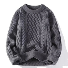 Trendy Knitted Sweater For Men Casual Round Neck Pullover Male Knitted Soft Fall Winter Fashion Long Sleeve Mens Kntwear Outwear