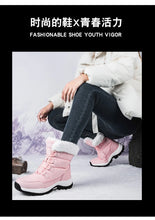 Autumn Winter High-Top Warm Cotton Boots Snow Boots for Cold Weather Comfortable Shoes for Women
