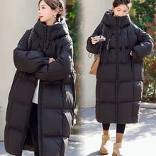 Women's Fall Winter Tops Coat Cotton Coat Long Thickened Bread Clothes Slim Loose Soft Comfortable Trends New Versatile Niche