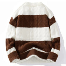 Men Outdoor Fashion Trend Multifunctional High-quality Knitted Sweater Winter Fashion Cool Casual Round Neck Distressed Sweaters