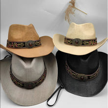 New cowboy hat women men fashion western knight hat embroidery accessories travel sun hat
