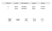 Men's Big Size Knitted Hat for Winter Warm Wool Blend Hat Tide Big Head Thickened Fleece-lined Cold-proof Cotton Beanies 60-65cm