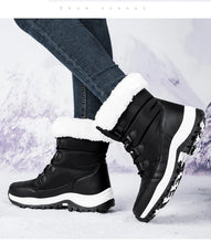 Autumn Winter High-Top Warm Cotton Boots Snow Boots for Cold Weather Comfortable Shoes for Women