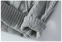 Men's Kintted Long Sleeved Sweater Men Solid Color Sweater Autumn/winter Soft Warm Comfortable Top Thick Warm Wool Pullovers