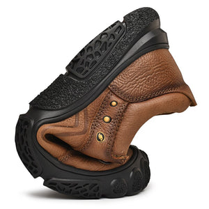Golden Sapling Outdoor Shoes Men Genuine Leather Flats Comfortable Men's Casual Shoes Mountain Trekking Footwear Leisure Flats