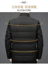 New Men's Lightweight Duck Down Jackets 2025 Autumn Winter Business Casual Warm Puffer Coat Windproof Solid Padded Tops Clothing