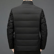 New Men's Lightweight Duck Down Jackets 2025 Autumn Winter Business Casual Warm Puffer Coat Windproof Solid Padded Tops Clothing