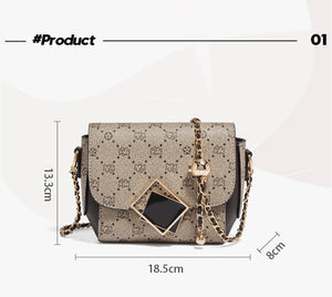 FOXER Brand Printing Women Shoulder Bag High Quality PVC Leather Fashion Messenger Bag