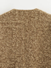 Women Wool & Blends Coats Winter New Street Fashion Four Color Lace-Up V-Neck Woolen Coat Jackets for Women Tops