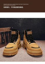 CYYTL Mens Boots Ankle Casual Winter Shoes Cowboy Combat Tactical Motorcycle Leather Chelsea Work Outdoor Hiking Luxury Designer