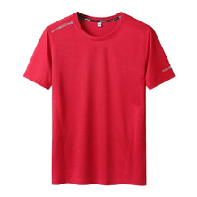 Plus Size T-shirt for Men 110-175kg 7XL Breathable Quick Dry Tees Big Oversized Round Neck Short Sleeve Tops Sport Male Clothing