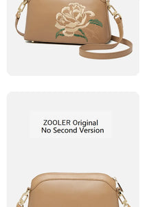 ZOOLER High-End Leather Single Shoulder Bag Business Purses