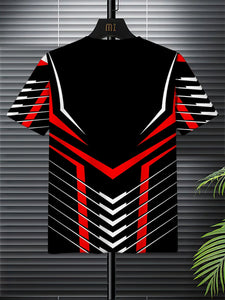 Summer new men's suit 3D printed casual and fashionable outdoor men's wear