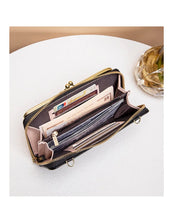 Fashion Women Luxury Leather Single Shoulder Large Capacity Crossbody Mobile Phone Purse