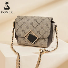 FOXER Brand Printing Women Shoulder Bag High Quality PVC Leather Fashion Messenger Bag