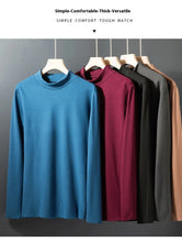 Large Size Men Autumn Winter Medium Collar Double-Sided Velvet Bottoming Shirt Trend Within the Warm Autumn Coat Long-Sleeve