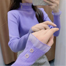 Winter Women Turtleneck Sweater Oversize Long Sleeve Top