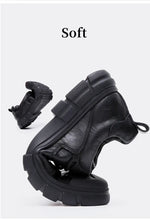 Genuine Leather Sneakers Men's Shoes Outdoor Casual Hiking Shoes Soft Soled Anti-skid Mountaineering Shoes Men Zapatillas Hombre