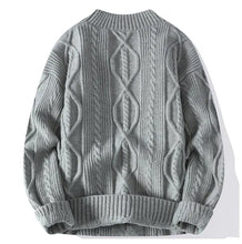 Men's Kintted Long Sleeved Sweater Men Solid Color Sweater Autumn/winter Soft Warm Comfortable Top Thick Warm Wool Pullovers