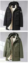 Winter Cargo Parkas Men Thick Fleece Jacket Coats Plus Size 13XL Camp Parkas Waterproof Casual Winter Long Jacket Male Big Size