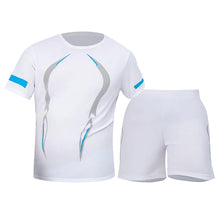 2/4 Pcs Men's Quick-drying Sports Fashion Suit Loose Plus Size Breathable Short Sleeve Joker Running Fitness And Leisure Shorts
