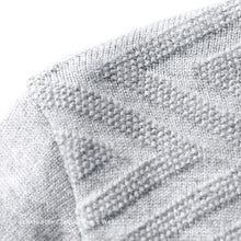 Men's Knit Sweater with Shirt Collar - Gray Vintage Style Fake Layered Business Casual Pullover Old Money Style Top