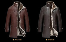 Mens Clothing Genuine Sheep Leather Coat Winter Parka Real Fur Long Plush Thick Oversize Sheepskin Jackets For Man M-5XL