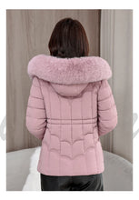 Winter 2025 New Down Jacket Women Parkas Fashion High-Quality Warm Cotton Padded Coat Ladies Short Overcoat Hooded Overwear Tops