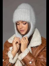 Winter Hat Women Russian Winter Trapper Hat with Ear Flaps - Thick Knitted Ushanka for Cold Weather Military Style Fur Pilot Hat