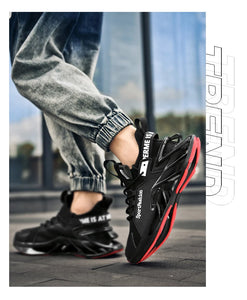 Men's Breathable Casual Running Sneaker Lightweight Comfortable, Sweat-Absorbing Sports Shoes