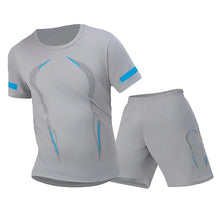 2/4 Pcs Men's Quick-drying Sports Fashion Suit Loose Plus Size Breathable Short Sleeve Joker Running Fitness And Leisure Shorts