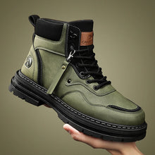 CYYTL Mens Boots Ankle Casual Winter Shoes Cowboy Combat Tactical Motorcycle Leather Chelsea Work Outdoor Hiking Luxury Designer