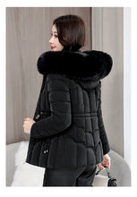 Winter 2025 New Down Jacket Women Parkas Fashion High-Quality Warm Cotton Padded Coat Ladies Short Overcoat Hooded Overwear Tops