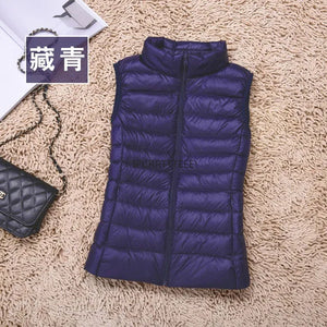 Women Sleeveless Slim Ultra Lightweight Vests Windproof