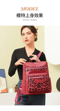 Soft Leopard Interior Compartment Fashion Backpacks Sewing Thread Large Capacity High Quality Bags for Women Pu Women's Handbags
