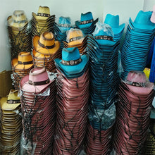 New cowboy hat women men fashion western knight hat embroidery accessories travel sun hat