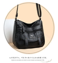Soft Leather Mother Bag Large Capacity Fashionable Shoulder Crossbody Bag for Women