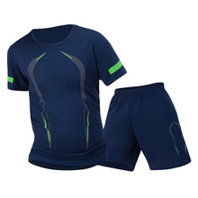 2/4 Pcs Men's Quick-drying Sports Fashion Suit Loose Plus Size Breathable Short Sleeve Joker Running Fitness And Leisure Shorts