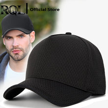 Big Head Large Size Quick Dry Running Hats High Crown Plain Mesh Baseball Cap