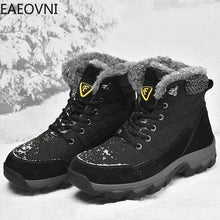 Men's Boots Snow Boot Fashion High Tops Shoes Proof Non-slip