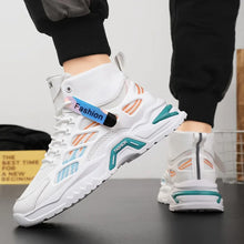 Men's High Top Sneakers  Breathable Air-cushion Running Shoes