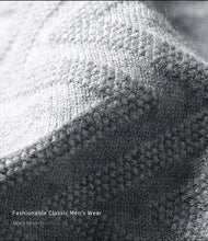 Men's Knit Sweater with Shirt Collar - Gray Vintage Style Fake Layered Business Casual Pullover Old Money Style Top