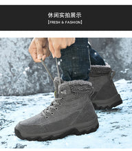 Men's Boots Snow Boot Fashion High Tops Shoes Proof Non-slip