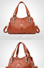 Women's Genuine Leather Portable Women's Bag 2025 New Arrival Fashion Large Capacity Versatile Messenger Bag Soft Leather Mom Bag for the Middle-Aged