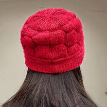 Winter Warm Hat Knitted Hat Casual Fashion Mom Cap Grandmother Hat Plush Thickened Fleece-Lined Warm Wool Christmas Gift
