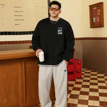 Sweatshirt Pullovers Men Oversized Sweater Plus Size 6XL 7XL 8XL Man Round Neck Long Sleeve Printed Loose Tops Big Size Clothing