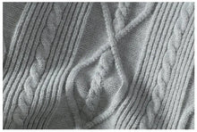 Men's Kintted Long Sleeved Sweater Men Solid Color Sweater Autumn/winter Soft Warm Comfortable Top Thick Warm Wool Pullovers