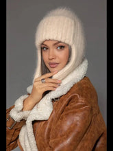 Winter Hat Women Russian Winter Trapper Hat with Ear Flaps - Thick Knitted Ushanka for Cold Weather Military Style Fur Pilot Hat