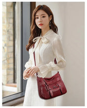 Soft Leather Mother Bag Large Capacity Fashionable Shoulder Crossbody Bag for Women