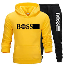 Two-piece Fitness Sets for Autumn and Winter, Casual Sportswear for Both Men and Women, Paired with Fashionable Hooded Sweatshir